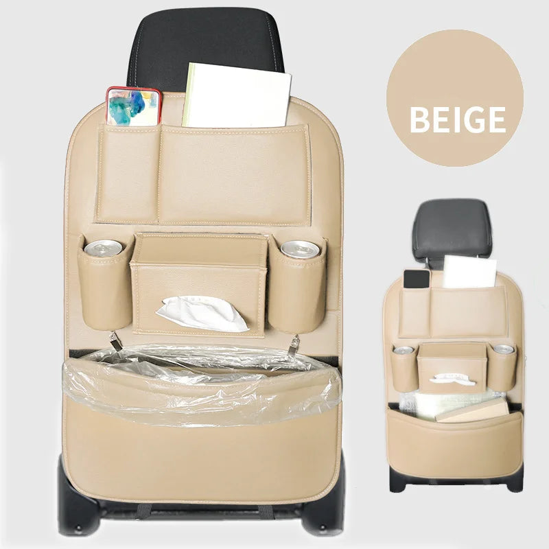 Leather Car Backseat Organizer