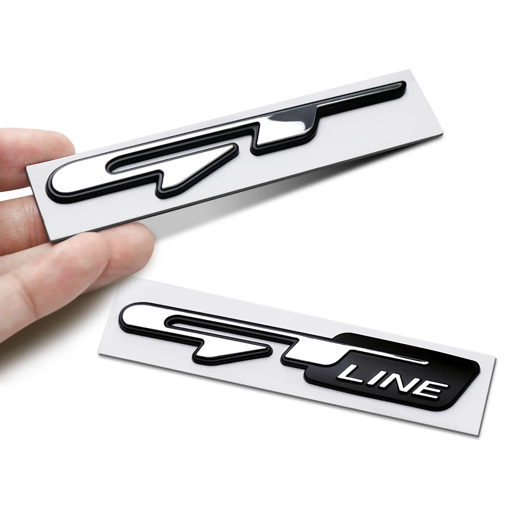3D Car GT Line Badge