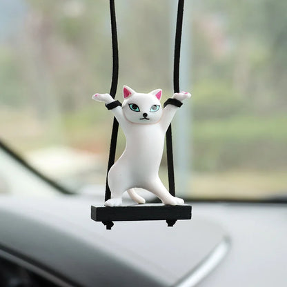 Cat Car Rearview Mirror Pendant 