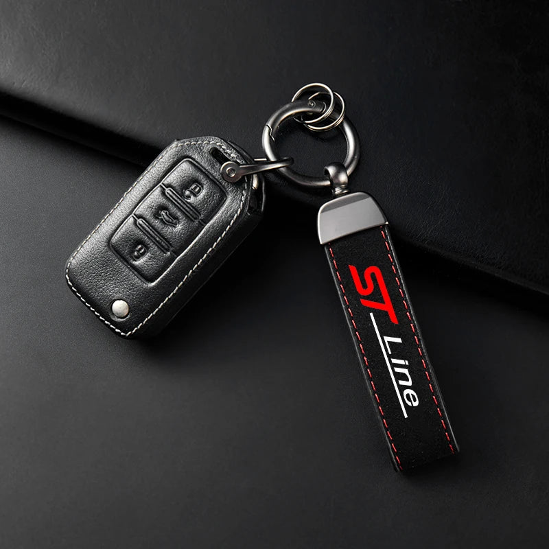 Porte-clés en cuir ST Line 