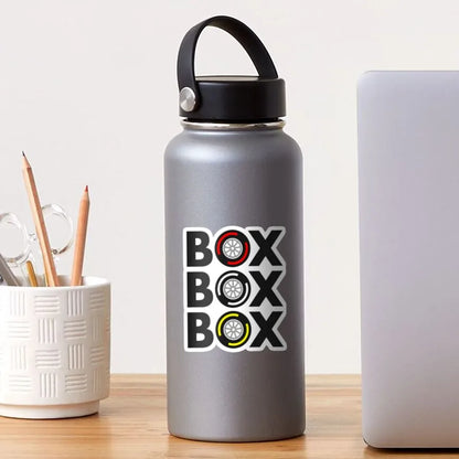 “Box Box Box” F1 Stickers 
