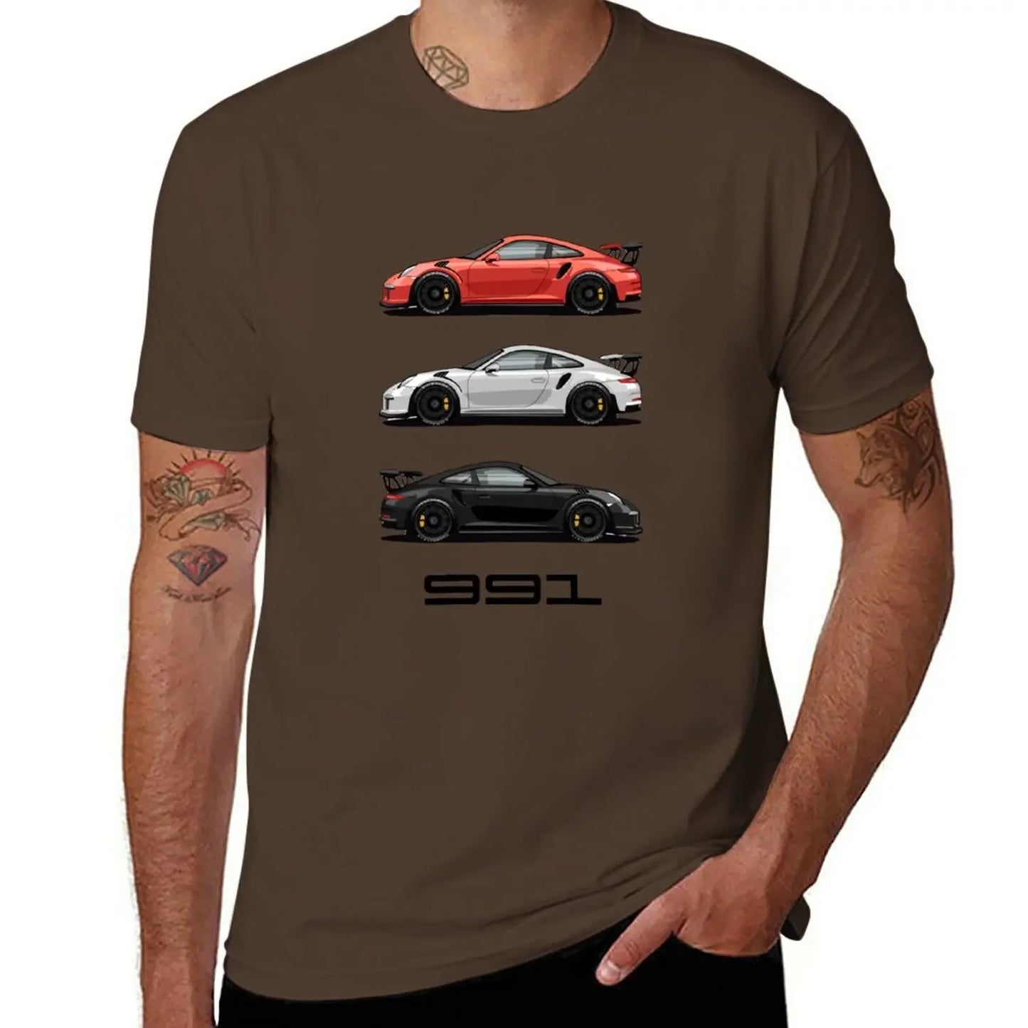Klassisches 991 GT3 RS Baumwollhemd PE