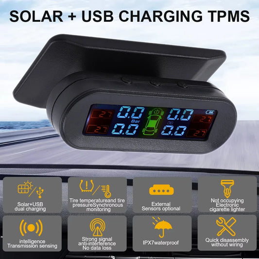 Solar + USB Tire Pressure Monitoring System
