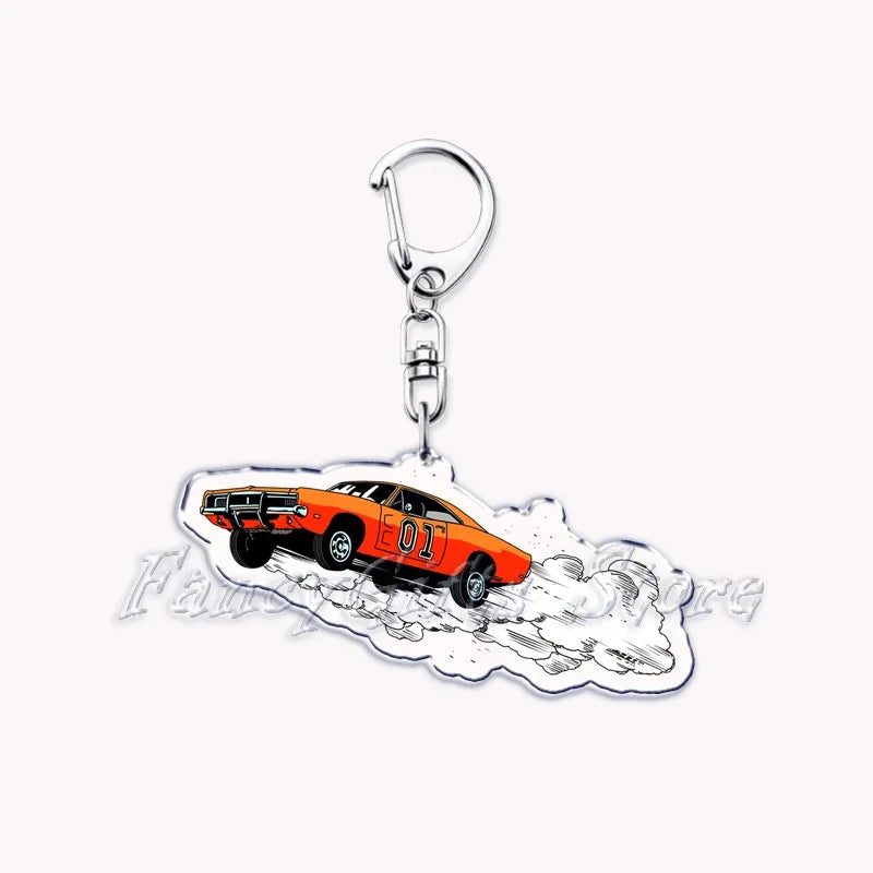 Portachiavi in acrilico per auto iconica JDM