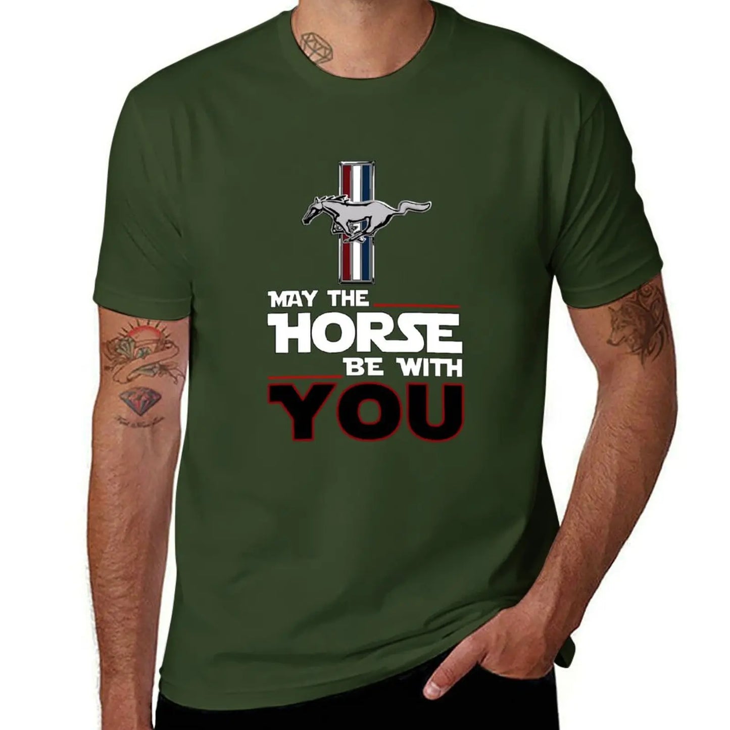 May the Horse Be with You Cotton Shirt