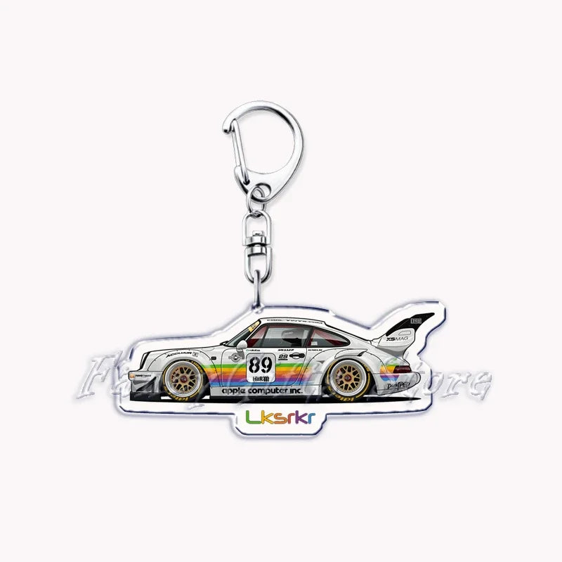 Portachiavi in acrilico per auto iconica JDM