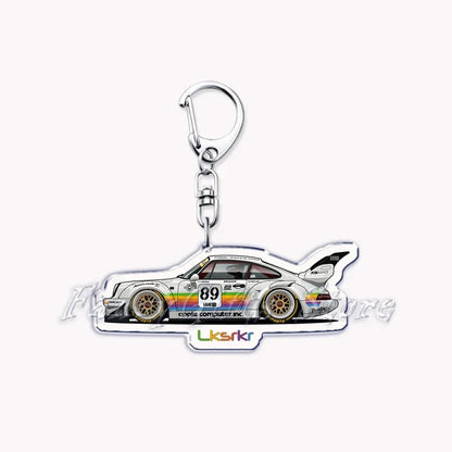 Portachiavi in acrilico per auto iconica JDM