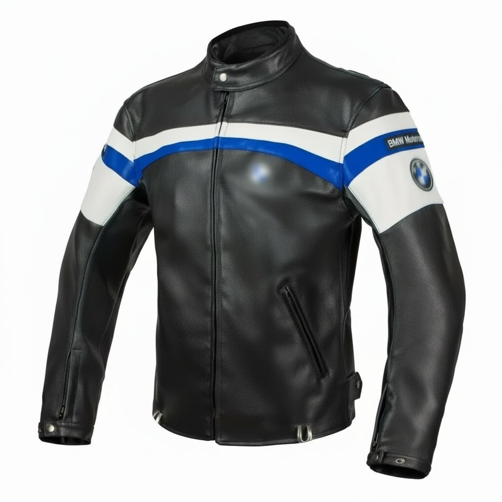 Men's Off-road Street Racing Leather Jacket BW
