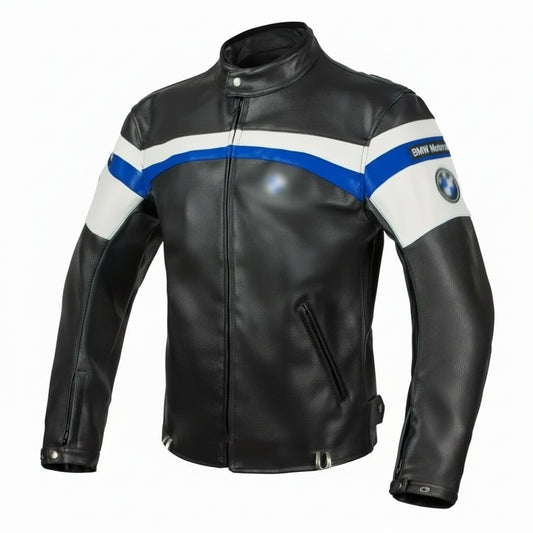 Men's Off-road Street Racing Leather Jacket BW