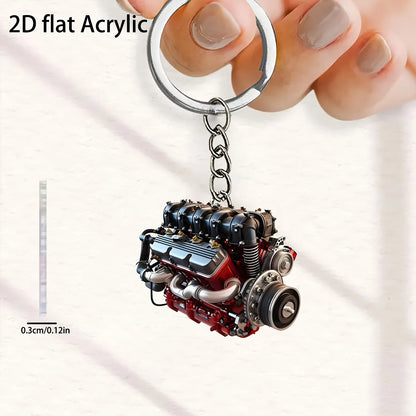 Chaveiro do motor V8