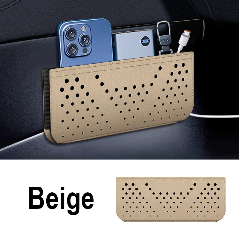 Car Leather Side Storage Organizer