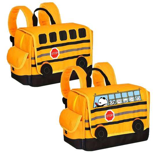 School Bus Kids Backpack