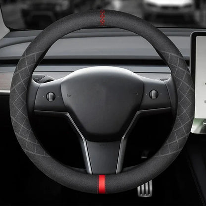 Italian Flip Fur Steering Wheel Cover