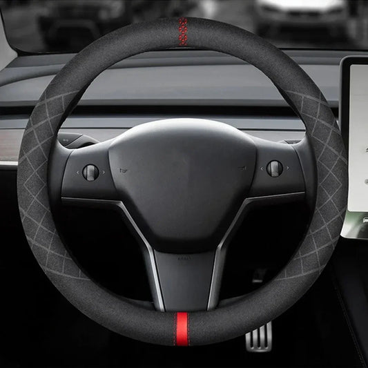Italian Flip Fur Steering Wheel Cover