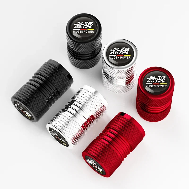 JDM Mugen Power Tire Valve Caps