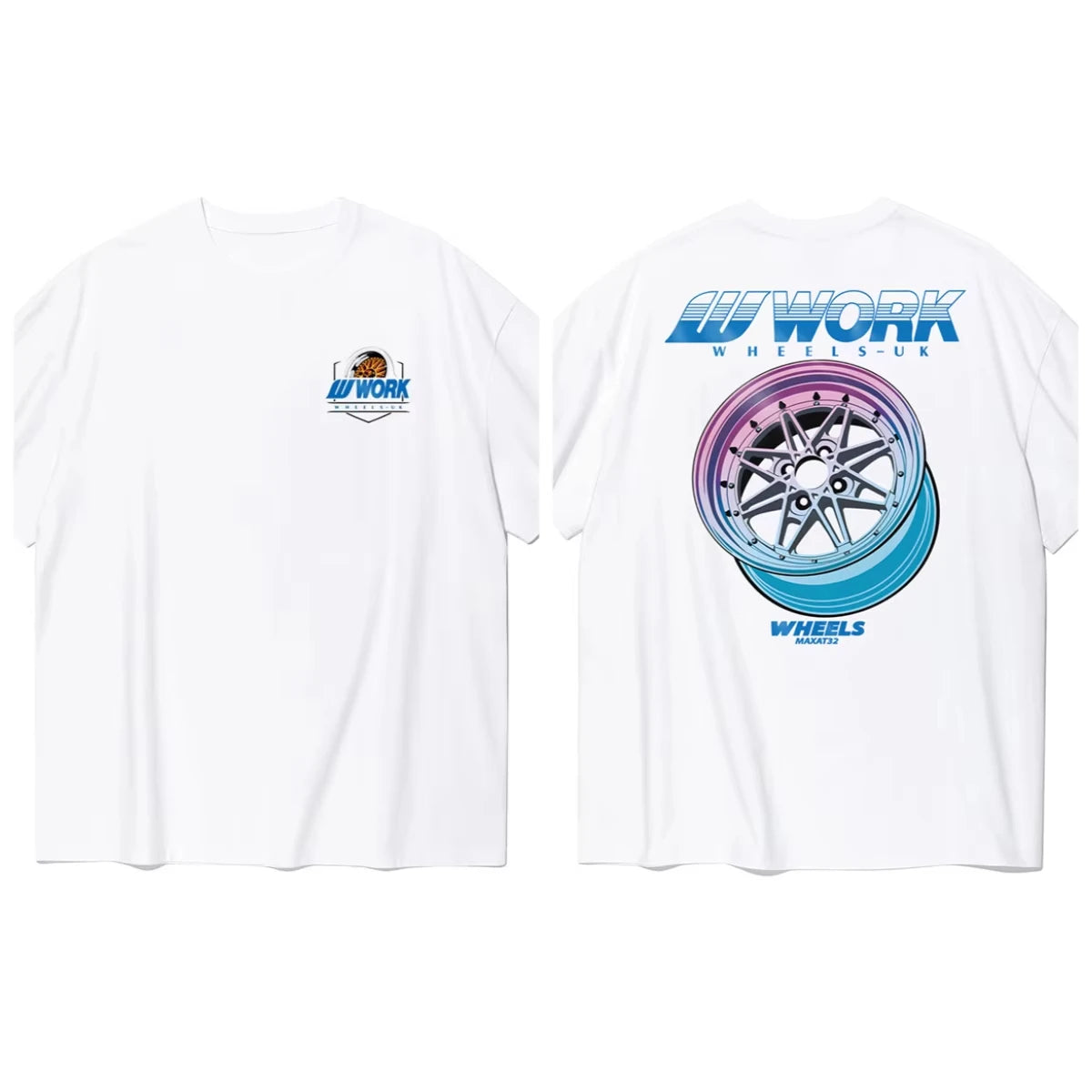 WORK Wheel Hub Modified Car Shirt
