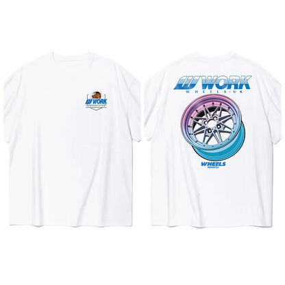 WORK Wheel Hub Modified Car Shirt
