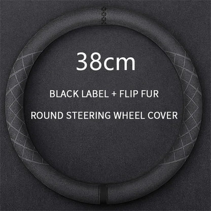 Italian Flip Fur Steering Wheel Cover