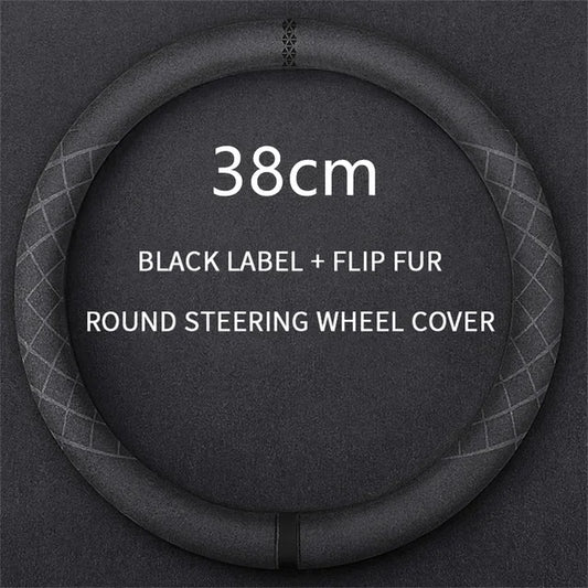 Italian Flip Fur Steering Wheel Cover