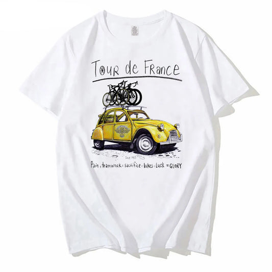 Tour de France Retro Car T-Shirt