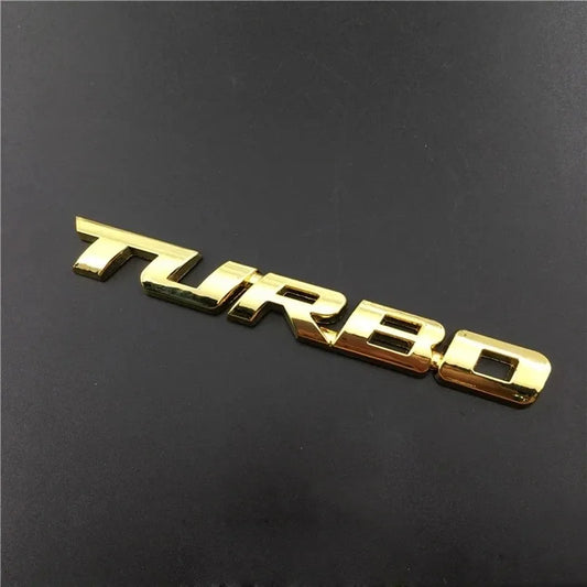 Turbo Emblem Stickers