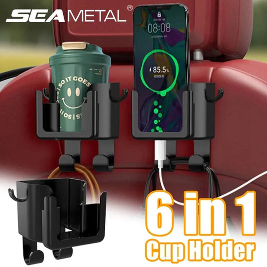 6-in-1 Car Seat Cup Holder