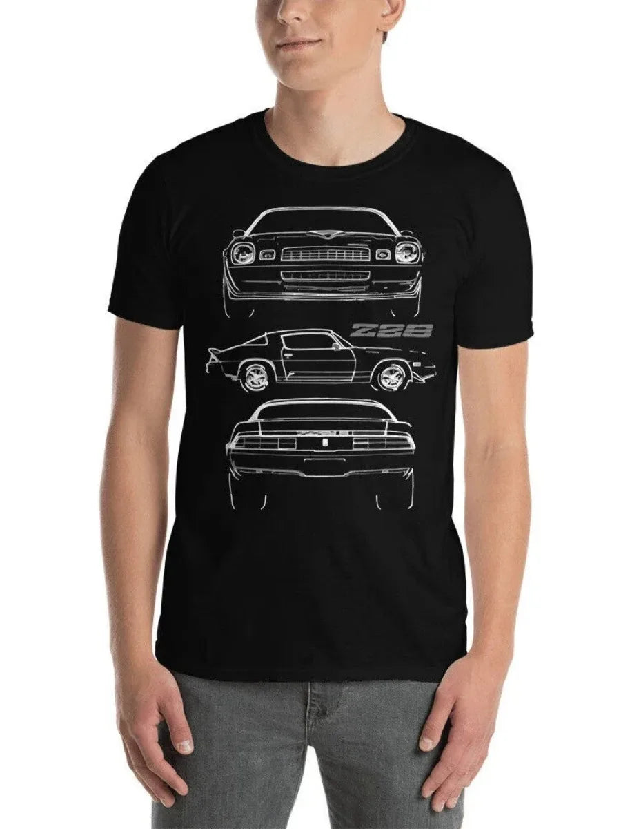 T-shirt da uomo in cotone Camaro