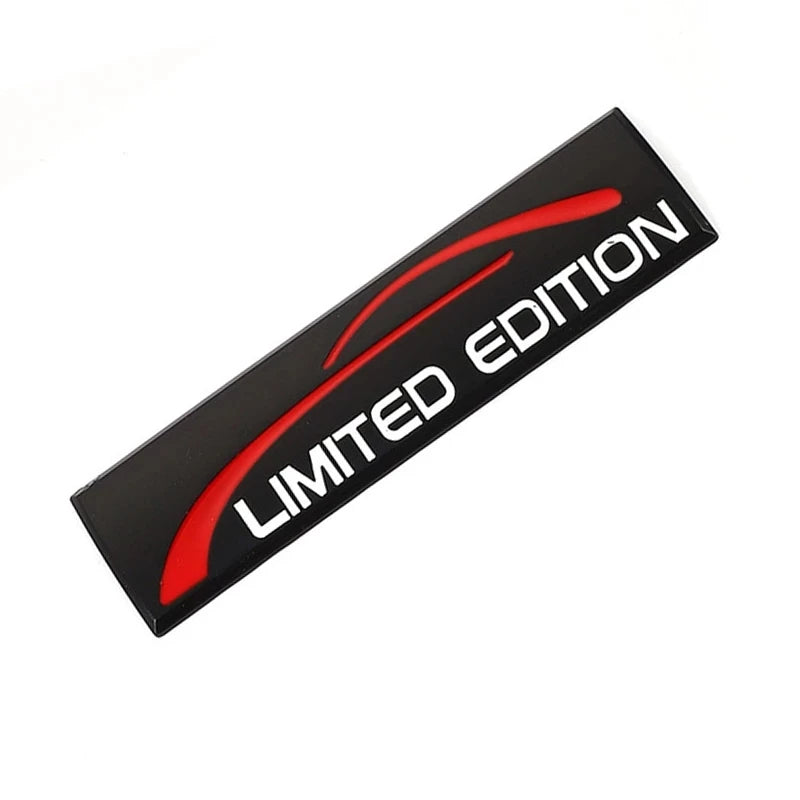 Car Styling 3D Metal Limited Edition Emblem