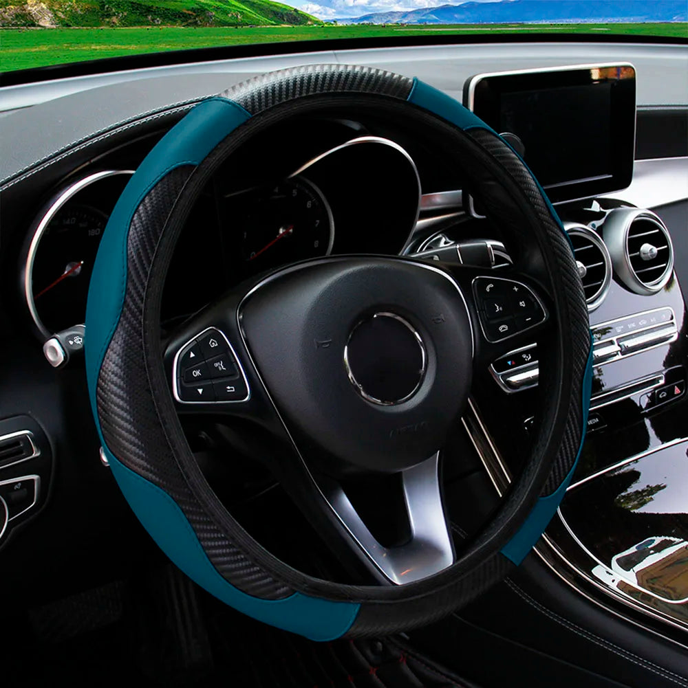 PU Leather Car Steering Wheel Cover Inner Ring 