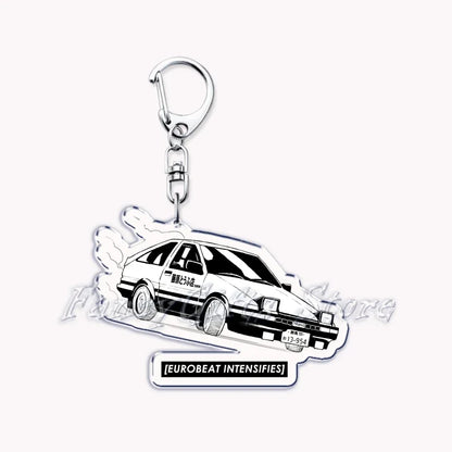 Portachiavi in acrilico per auto iconica JDM