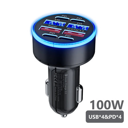 6-Port-Fast-Auto-Ladegerät