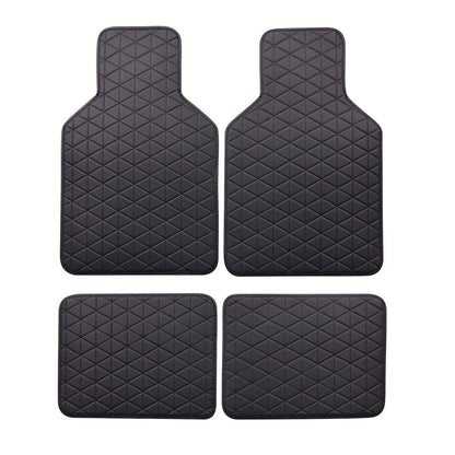 Luxury PU Leather Car Floor Mats