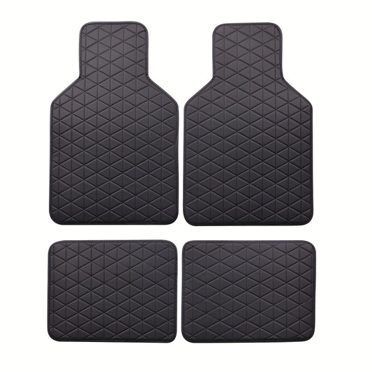 Luxury PU Leather Car Floor Mats