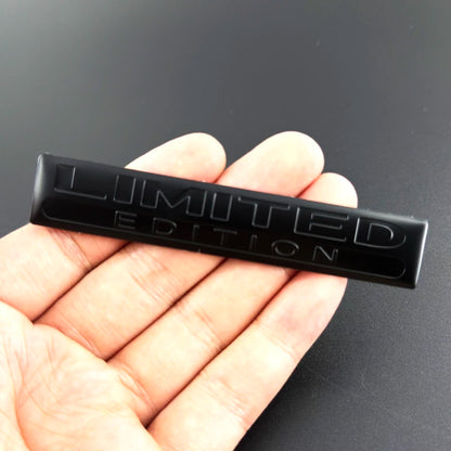 Limited Edition 3D Metal Emblem Badge