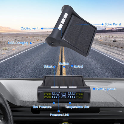 Solar Tire Pressure Monitoring System
