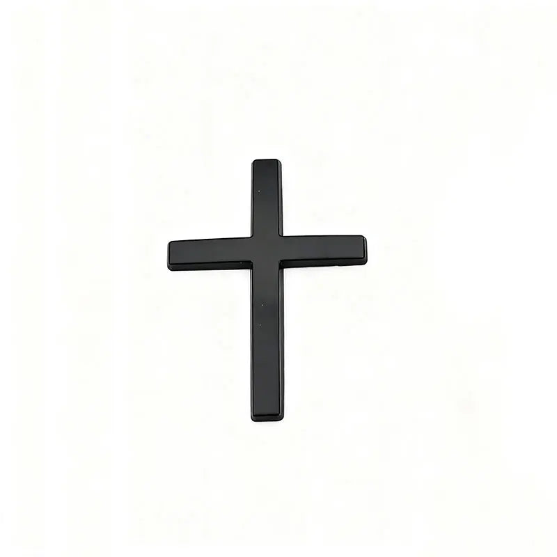 Metallic Cross Car Emblem