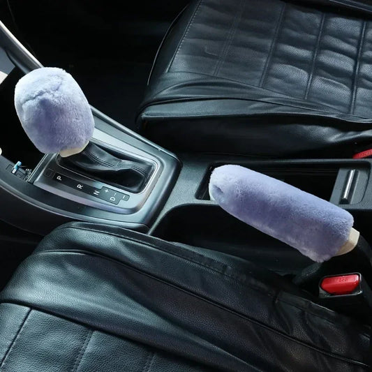 Pomo de palanca de cambios y cubiertas de freno de mano para coches