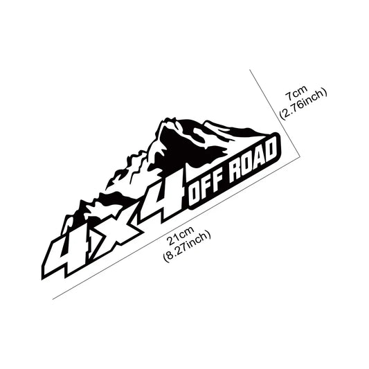 4x4 Off Road Mountain Decal