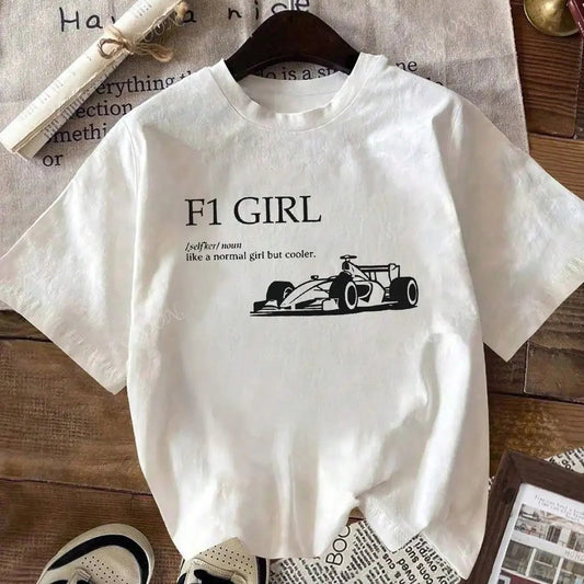 F1 Girl Graphic T-Shirt