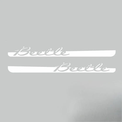 2PCS Car Door Side Skirt Sticker Beetle
