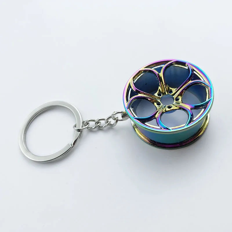 Car Wheel Key Chain 