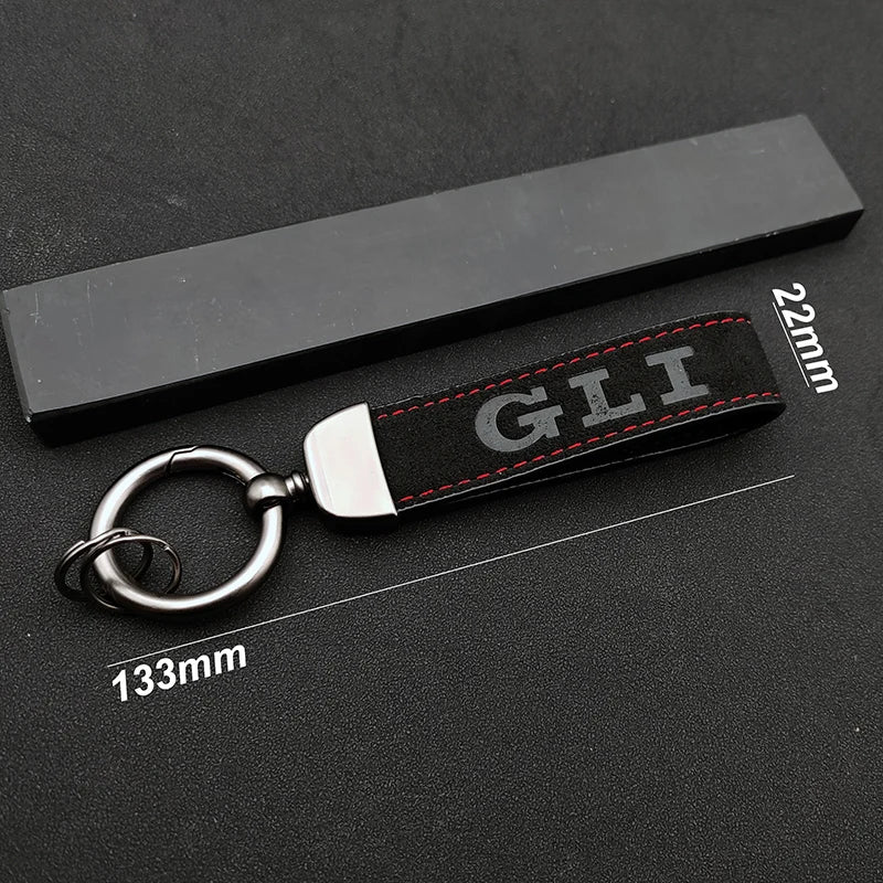 GLI Leather Keychain 