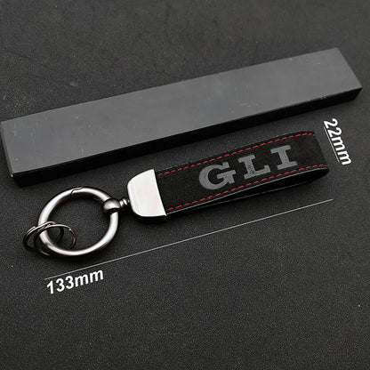 GLI Leather Keychain 