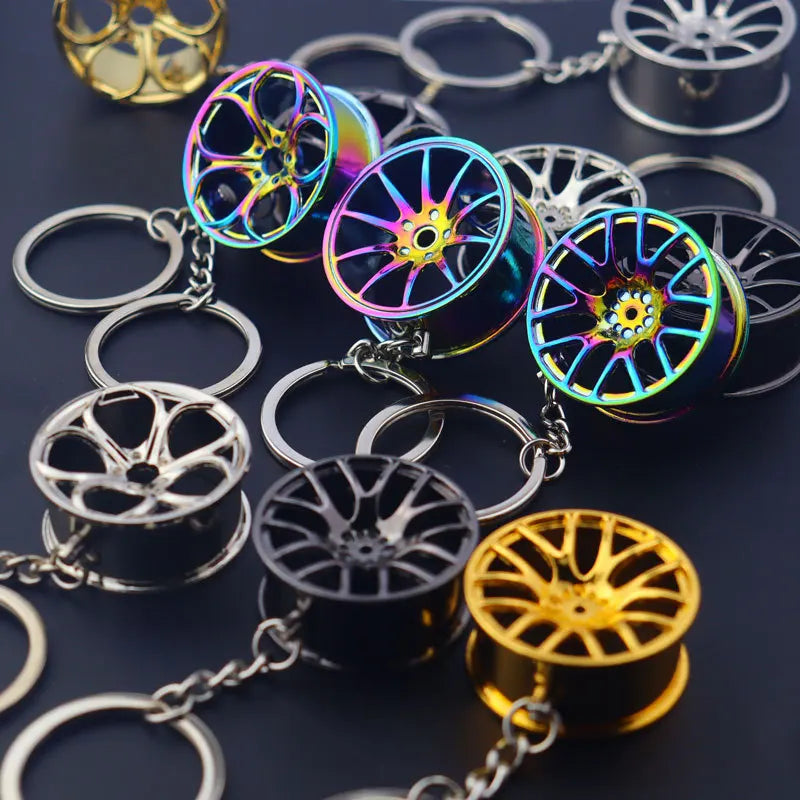 Car Wheel Key Chain 