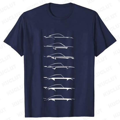 Camiseta masculina de automobilismo