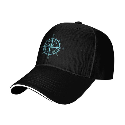 Compass Print Baseball Cap 