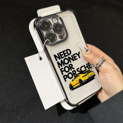 Need Money for Car Theme iPhone Case