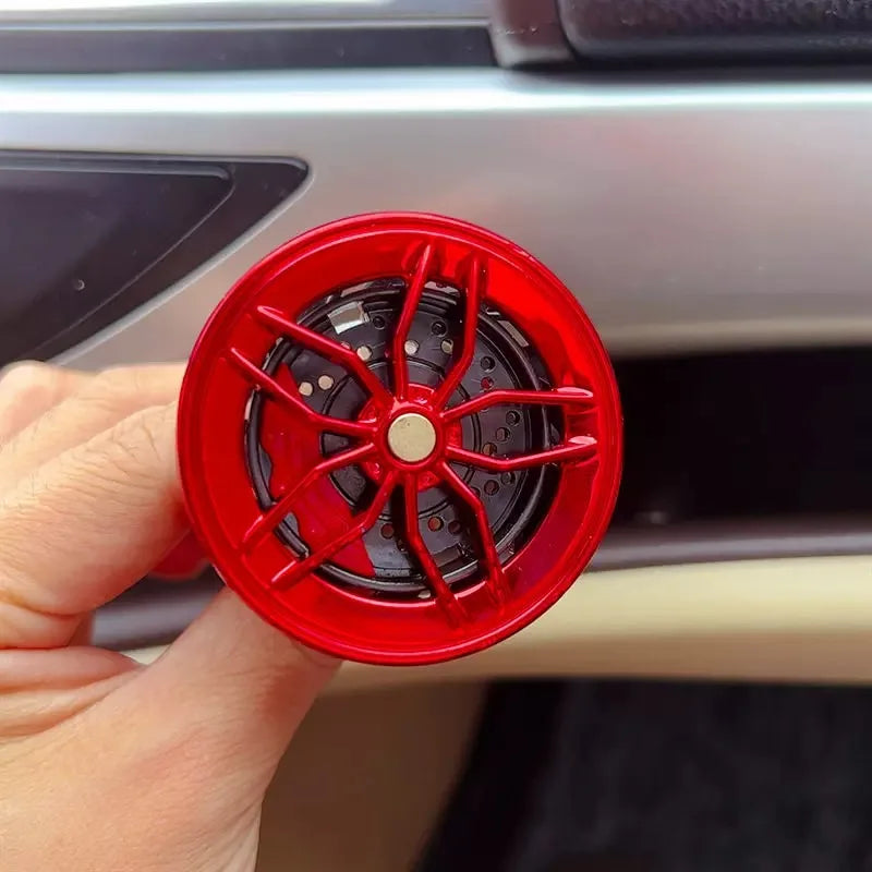 Rotating Magnetic Car Aroma Diffuser – Gyroscope Fingertip Style