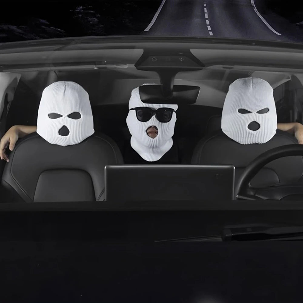 Auto Kopfstützenbezug Lustige Maske