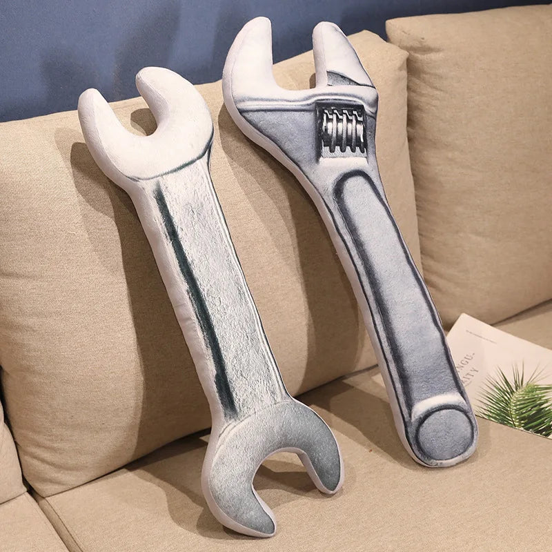 Plush Wrench Tool Pillow